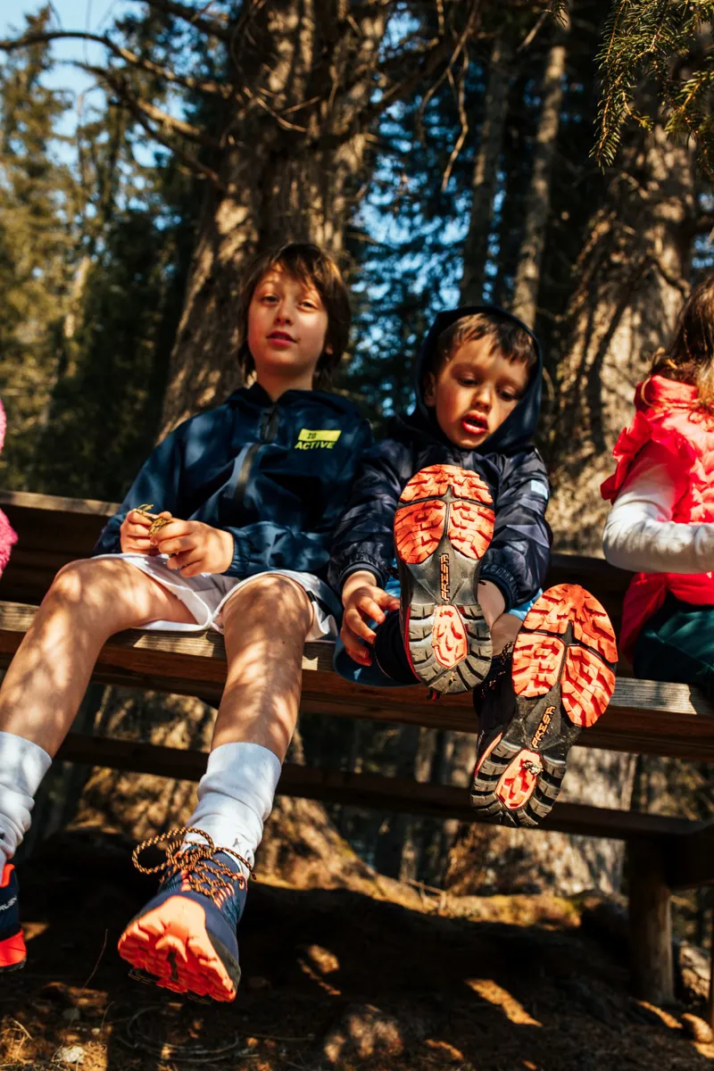 Scarpa Rush Kids GTX Shoes - Blue-Fiesta-4